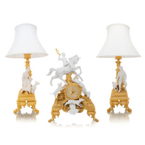 Bộ đồng hồ đèn để bàn